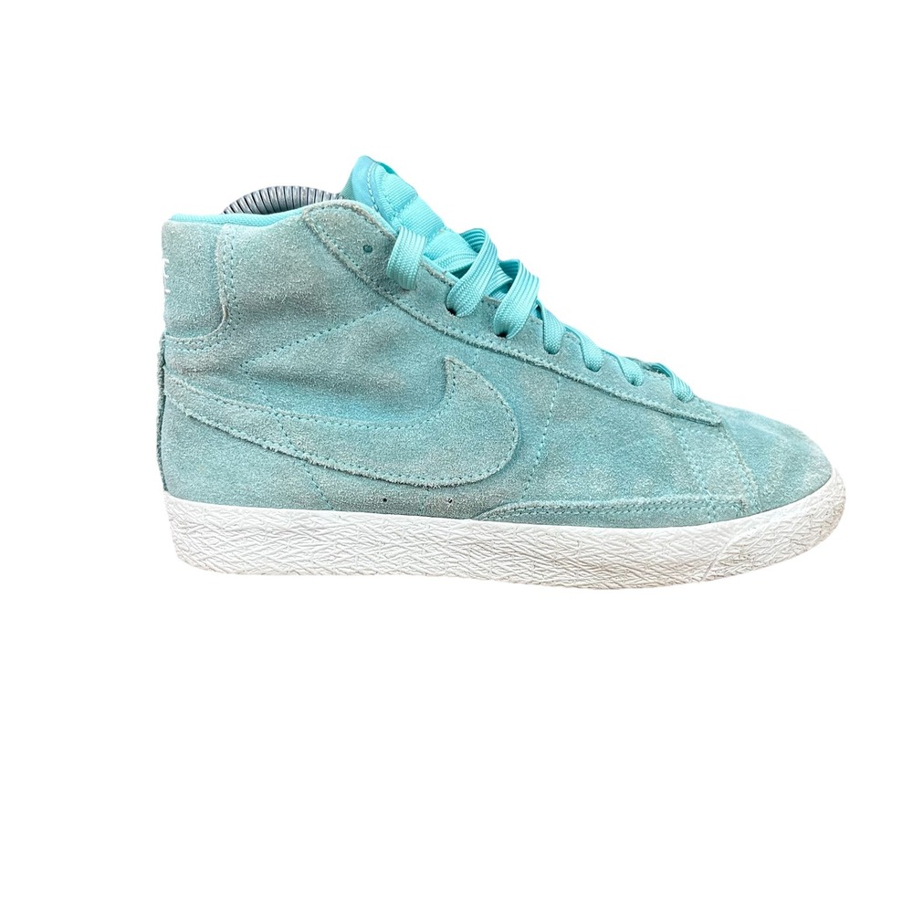 Nike Blazer Mid 2017 Island Green Youth 3 Women's 4.5 Shoes Lace GS 895850-302